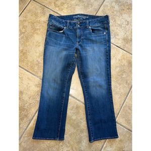 American Eagle Artist Crop Jeans Size 14